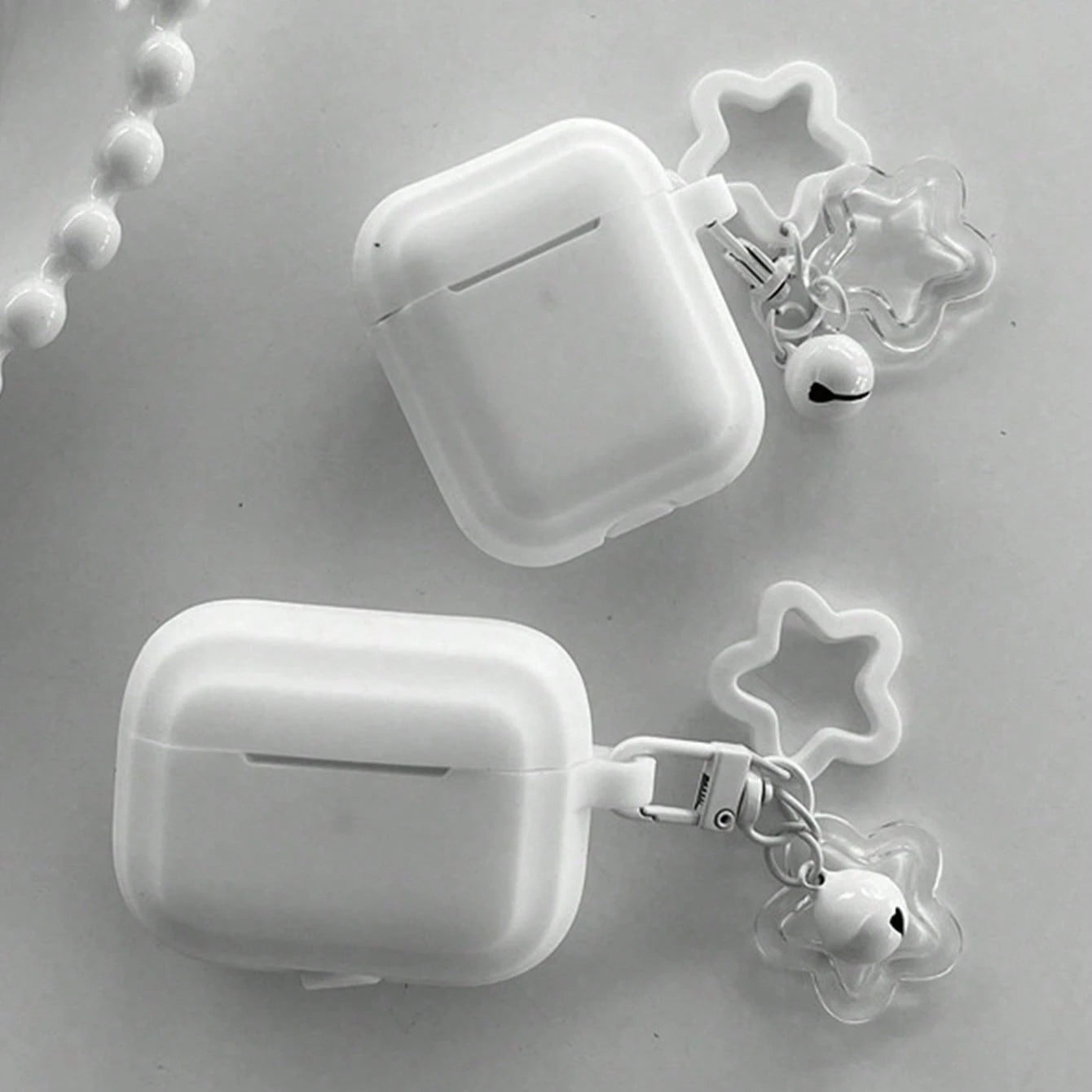 1pc Silicone One-Piece Star Earphone Case Compatible With AirPodPro 3 Pro2 Airpod3 Airpods2 1 Airpod4
