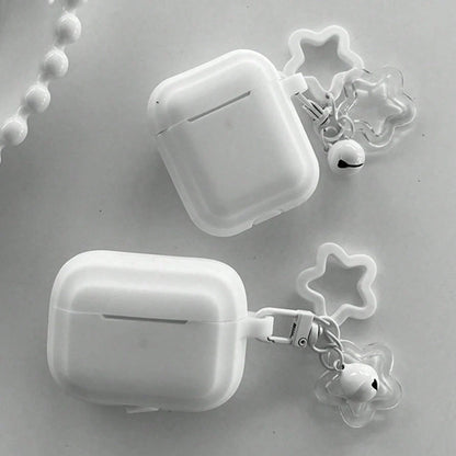 1pc Silicone One-Piece Star Earphone Case Compatible With AirPodPro 3 Pro2 Airpod3 Airpods2 1 Airpod4