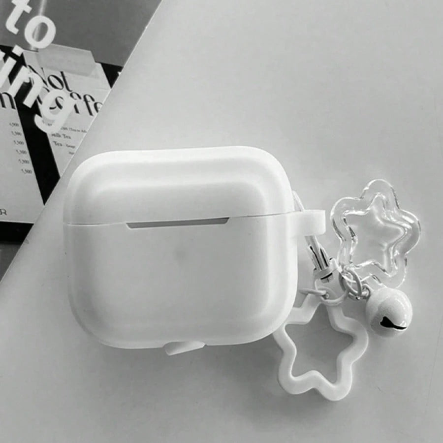1pc Silicone One-Piece Star Earphone Case Compatible With AirPodPro 3 Pro2 Airpod3 Airpods2 1 Airpod4
