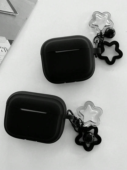1pc Silicone One-Piece Star Earphone Case Compatible With AirPodPro 3 Pro2 Airpod3 Airpods2 1 Airpod4