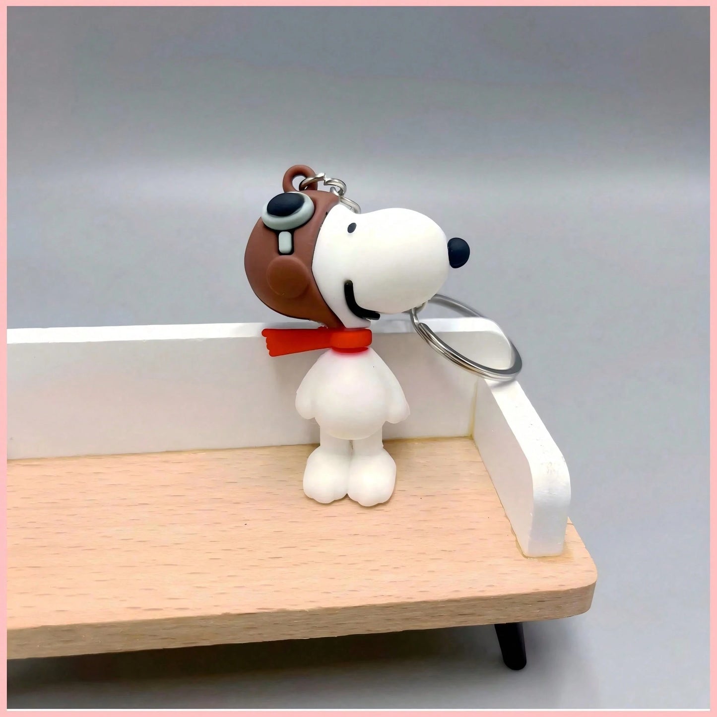 1pc Snoopy Keychain, Backpack Pendant, Birthday Gift, Souvenir, Perfect Small Gift For Fans, Family And Friends