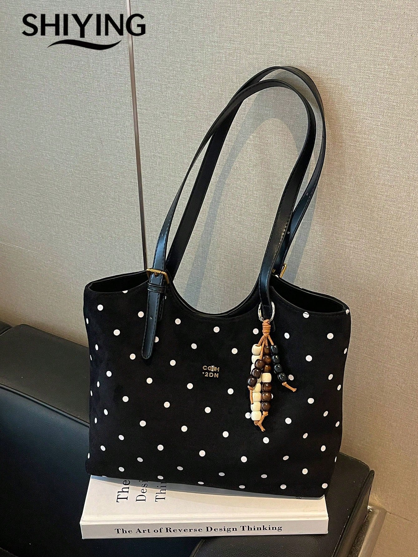 1pc Solid Color PU Leather New Women's Backpack, Suede Material, Shoulder Bag, Fashionable Large Capacity Tote Bag, Suitable For Commuting, Shopping, Dating