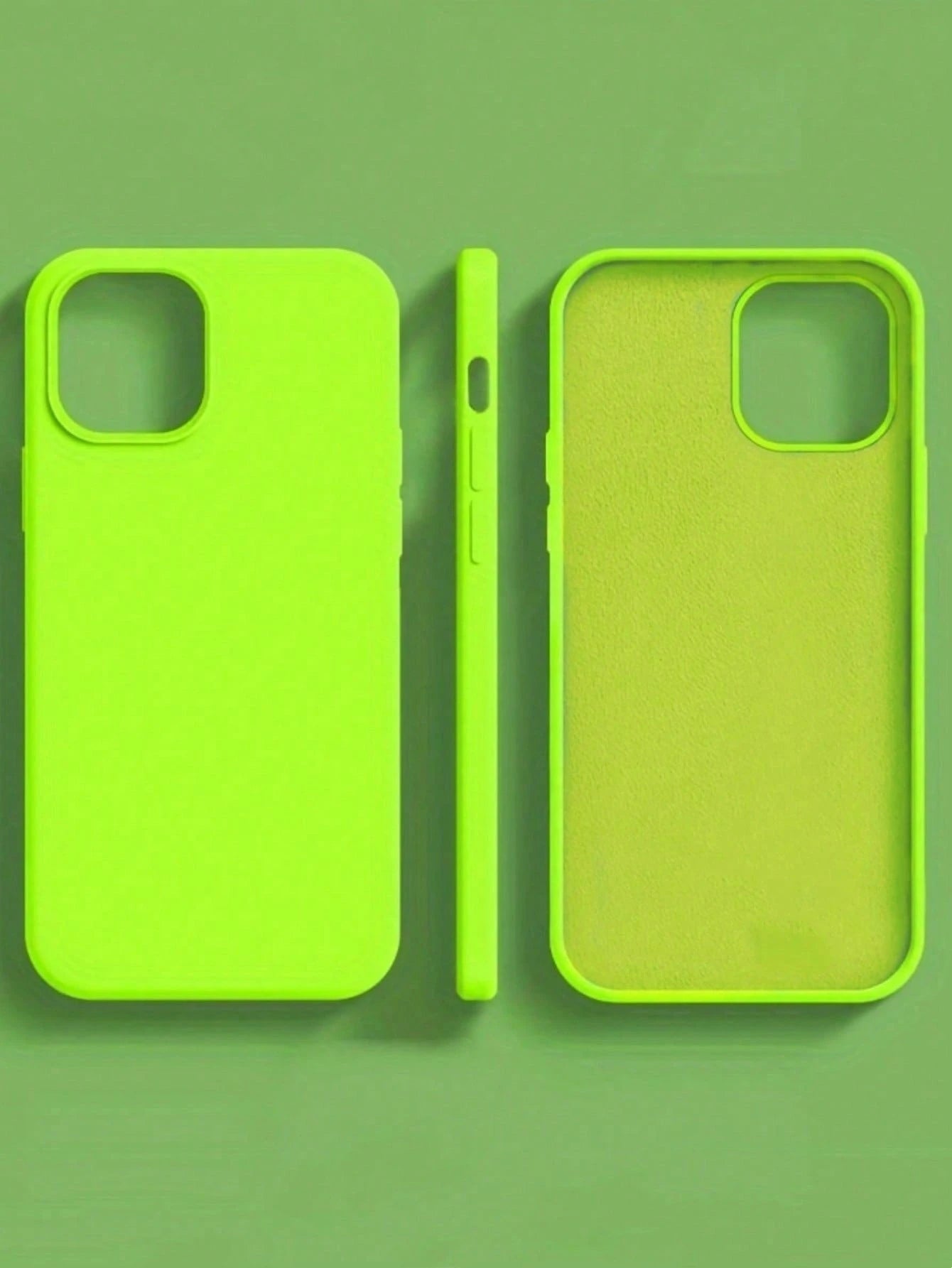 1pc Solid Color Vibrant Blue Luxury Liquid Silicone Fluorescent Wireless Charging Phone Case, Compatible With IPhone 17 Air 16 15 14 13 12 11 Pro Max Plus Ultra-Thin Shock-Proof Protective Case Spring