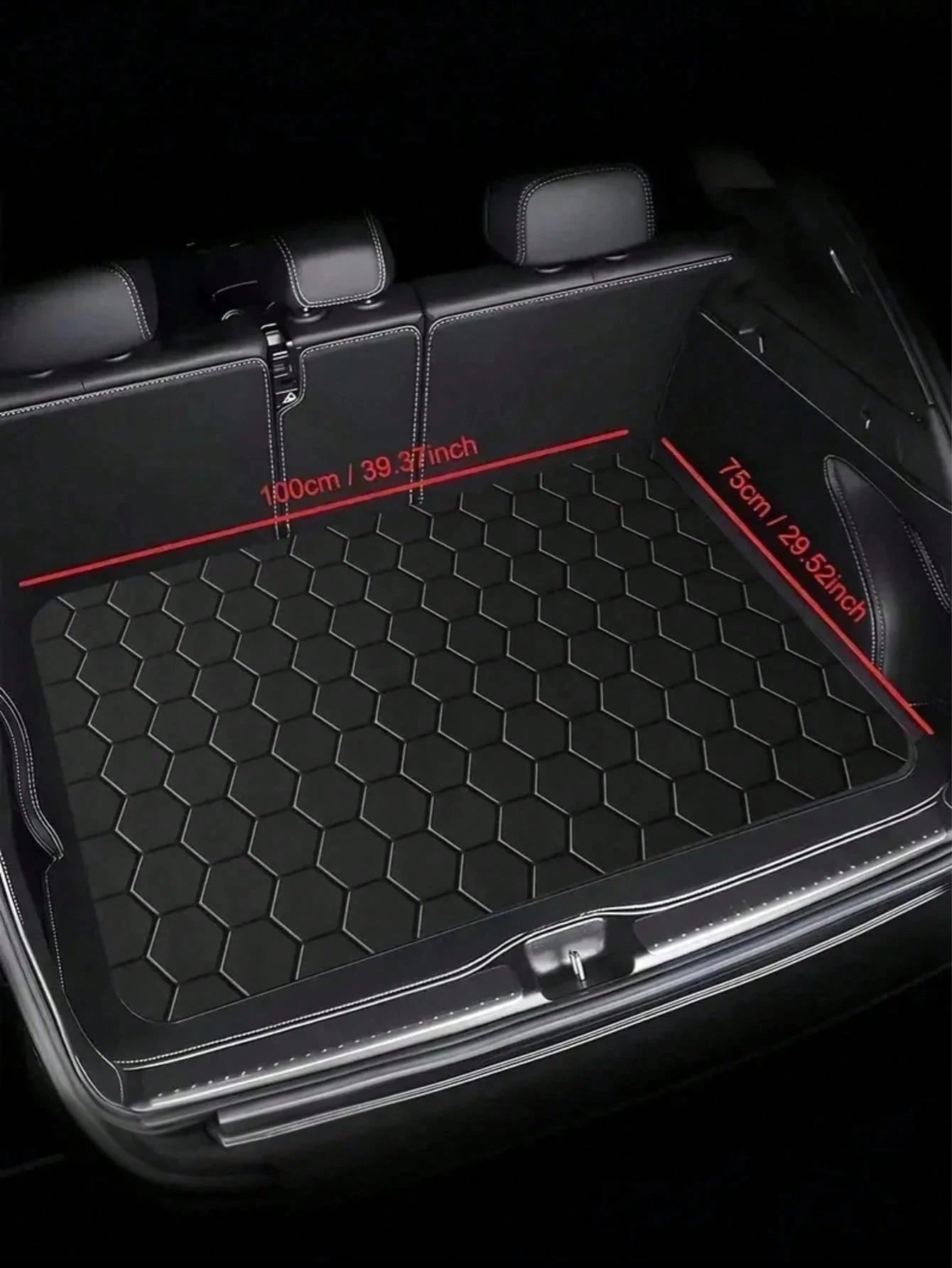 1pc Thick Waterproof Car Trunk Mat- Thickened Waterproof Cargo Mat, Dust-Proof And Easy To Clean, Universal Fit For SUV, Sedan, Truck, Protect Trunk Space