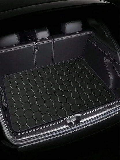 1pc Thick Waterproof Car Trunk Mat- Thickened Waterproof Cargo Mat, Dust-Proof And Easy To Clean, Universal Fit For SUV, Sedan, Truck, Protect Trunk Space