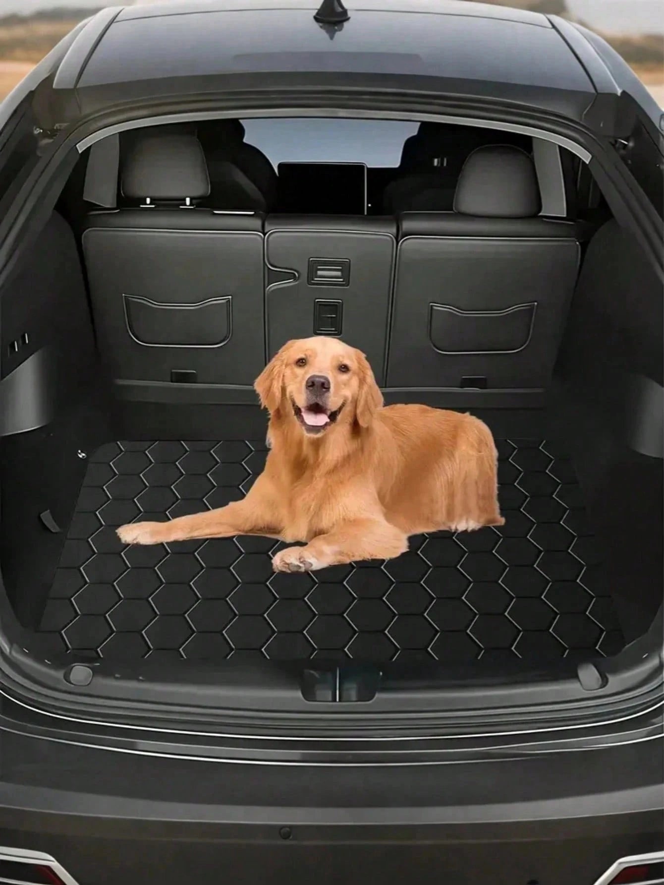 1pc Thick Waterproof Car Trunk Mat- Thickened Waterproof Cargo Mat, Dust-Proof And Easy To Clean, Universal Fit For SUV, Sedan, Truck, Protect Trunk Space