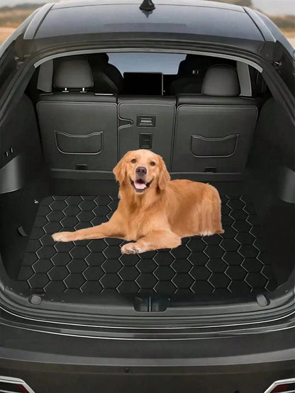 1pc Thick Waterproof Car Trunk Mat- Thickened Waterproof Cargo Mat, Dust-Proof And Easy To Clean, Universal Fit For SUV, Sedan, Truck, Protect Trunk Space