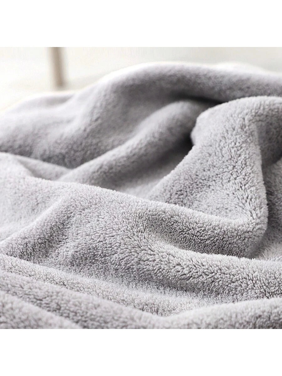 1pc Unisex Baby Animal Face Hooded Towel, Unique Animal Design Infant Hooded Towel, Super Soft Newborn Bath Towel, Essential Baby Hooded Towel, Coral Fleece Cartoon Children Hooded Cloak Bath Towel, S