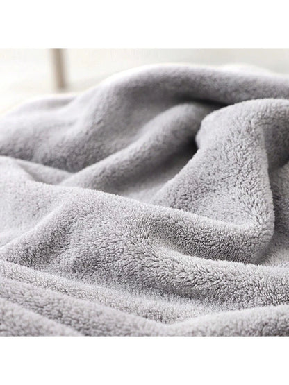1pc Unisex Baby Animal Face Hooded Towel, Unique Animal Design Infant Hooded Towel, Super Soft Newborn Bath Towel, Essential Baby Hooded Towel, Coral Fleece Cartoon Children Hooded Cloak Bath Towel, S