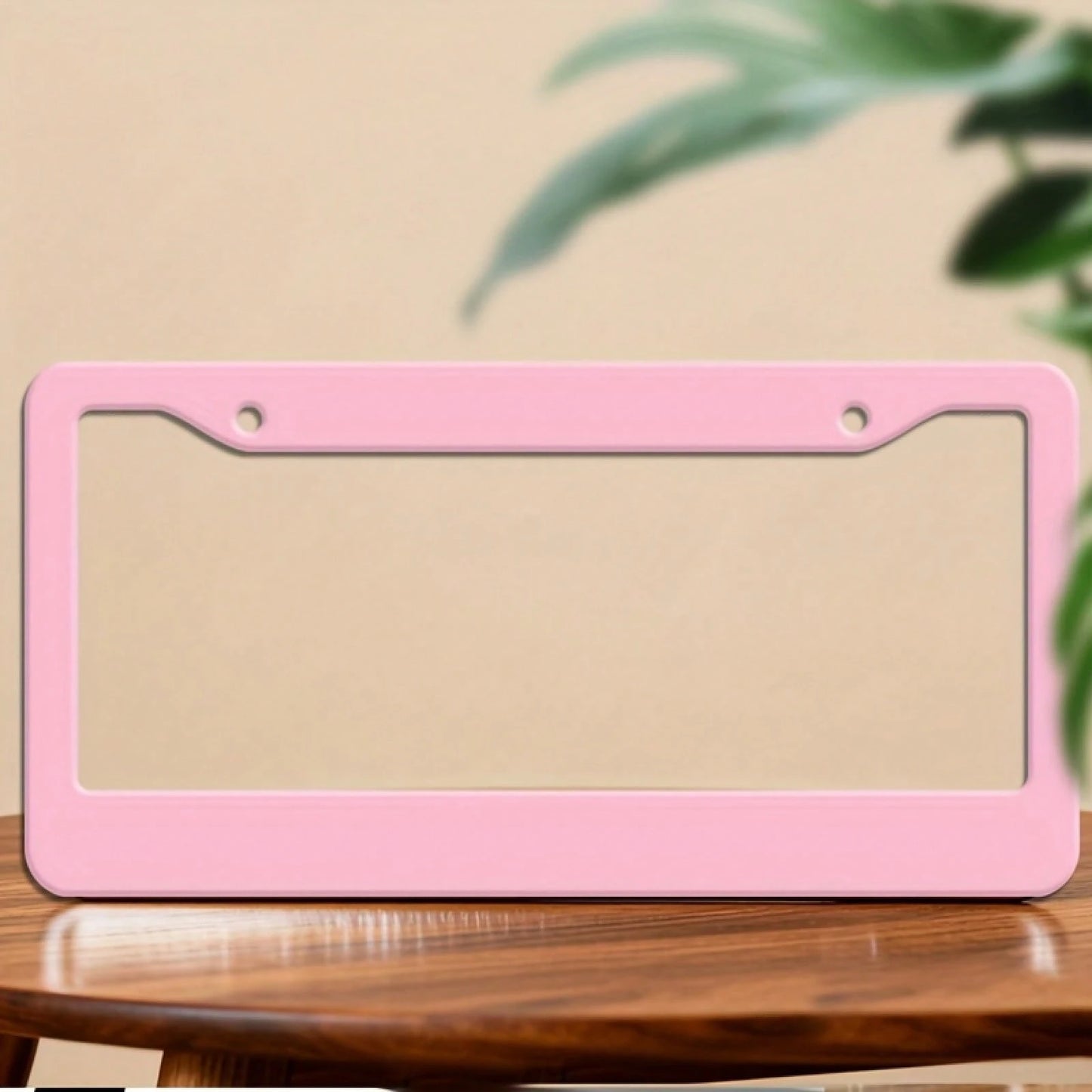 1Pc Unisex Durable License Plate Frame,12.2*6.3Inch,Fits US & Canada Vehicles,Exterior Decor For Most Cars,Vehicle Accessory,Birthday Gifts,Valentines Gift,Car Stuff,Car Decoration,Motorcycle,Car Acce