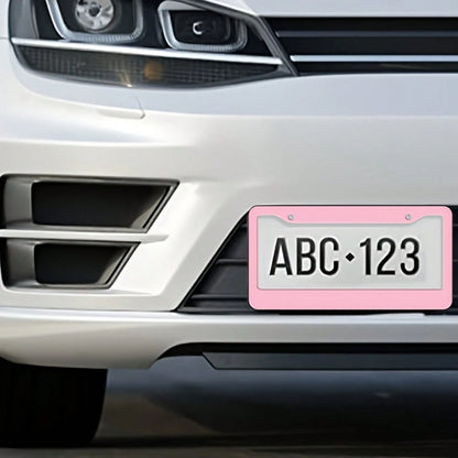 1Pc Unisex Durable License Plate Frame,12.2*6.3Inch,Fits US & Canada Vehicles,Exterior Decor For Most Cars,Vehicle Accessory,Birthday Gifts,Valentines Gift,Car Stuff,Car Decoration,Motorcycle,Car Acce