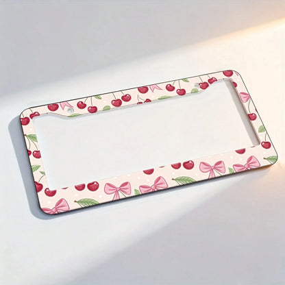 1Pc Unisex Durable License Plate Frame,12.2*6.3Inch,Fits US & Canadian Vehicles,Exterior Car Decoration For Most Vehicles,Vehicle Accessory,License Plate,Car Decor,Mothers Day,Birthday Gifts,Valentine