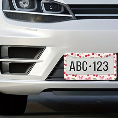 1Pc Unisex Durable License Plate Frame,12.2*6.3Inch,Fits US & Canadian Vehicles,Exterior Car Decoration For Most Vehicles,Vehicle Accessory,License Plate,Car Decor,Mothers Day,Birthday Gifts,Valentine