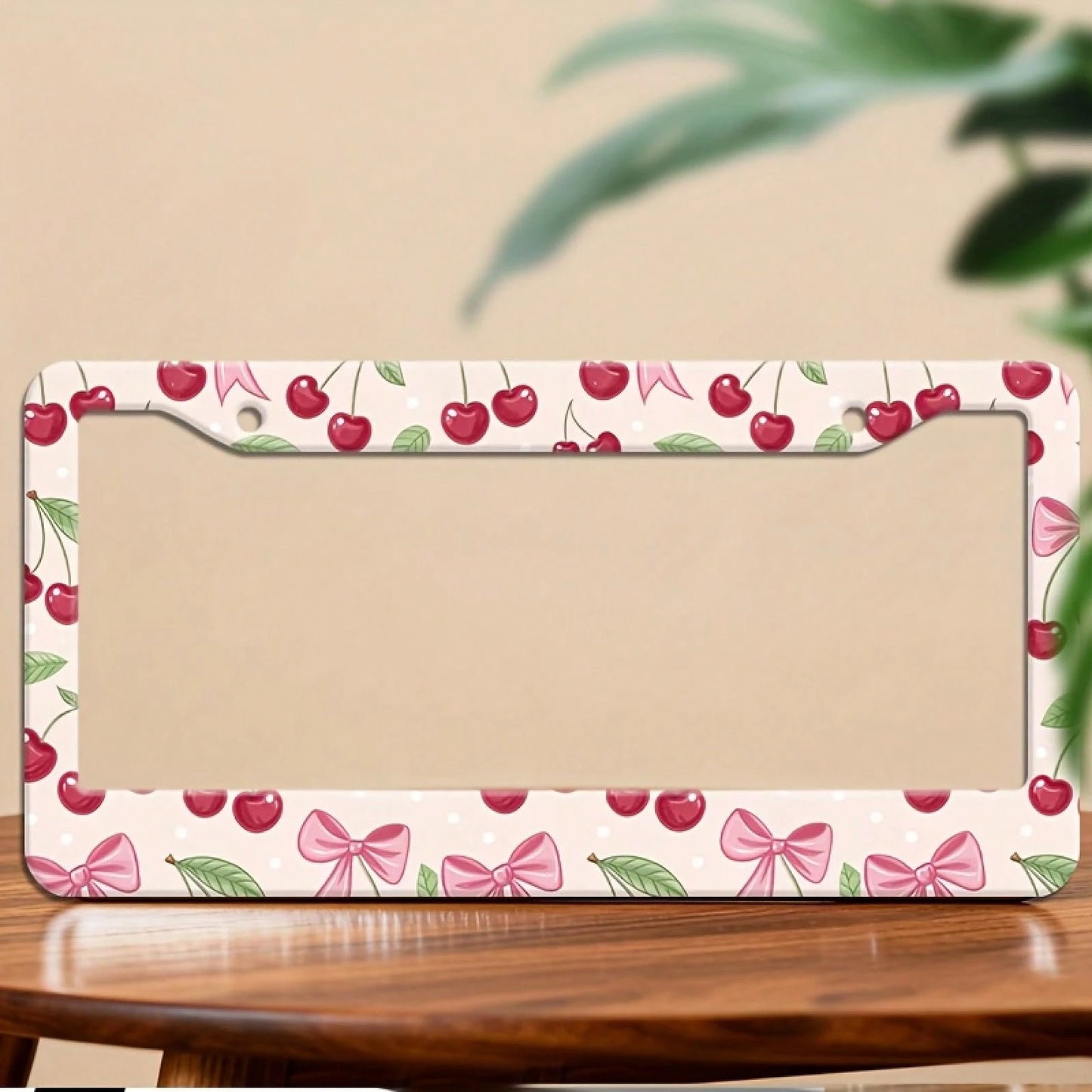 1Pc Unisex Durable License Plate Frame,12.2*6.3Inch,Fits US & Canadian Vehicles,Exterior Car Decoration For Most Vehicles,Vehicle Accessory,License Plate,Car Decor,Mothers Day,Birthday Gifts,Valentine