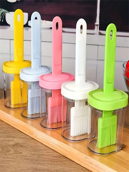 1pc Versatile Nylon/Silicone Basting Brush, Available In Multiple Colors, Suitable For Baking, Grilling, Cooking, Ideal Gift For New Year, Valentine's Day, Mother's Day, Father's Day, Graduation