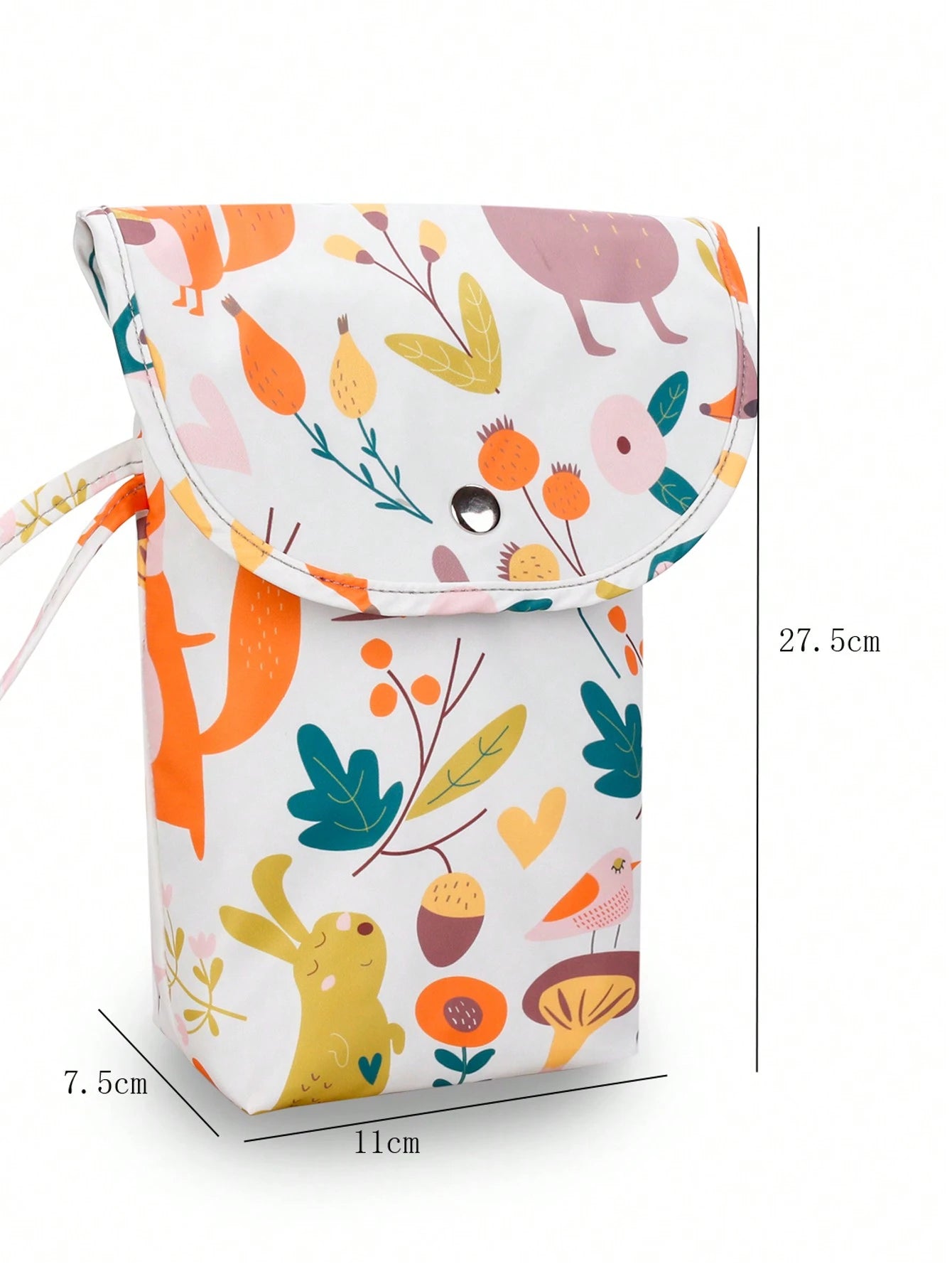 1pc Waterproof Baby Diaper Bag, Portable Diaper Storage Organizer For Diapers & Wipes