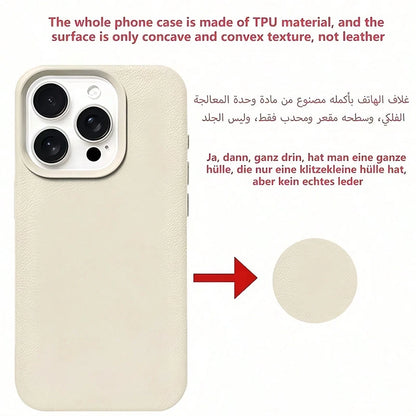 1pc White Leather Texture Minimalist Abstract Monkey Pattern Phone Case, Compatible With IPhone 16 Pro Max, 17/16/15/14 Plus, 13/12/11, Air, Series