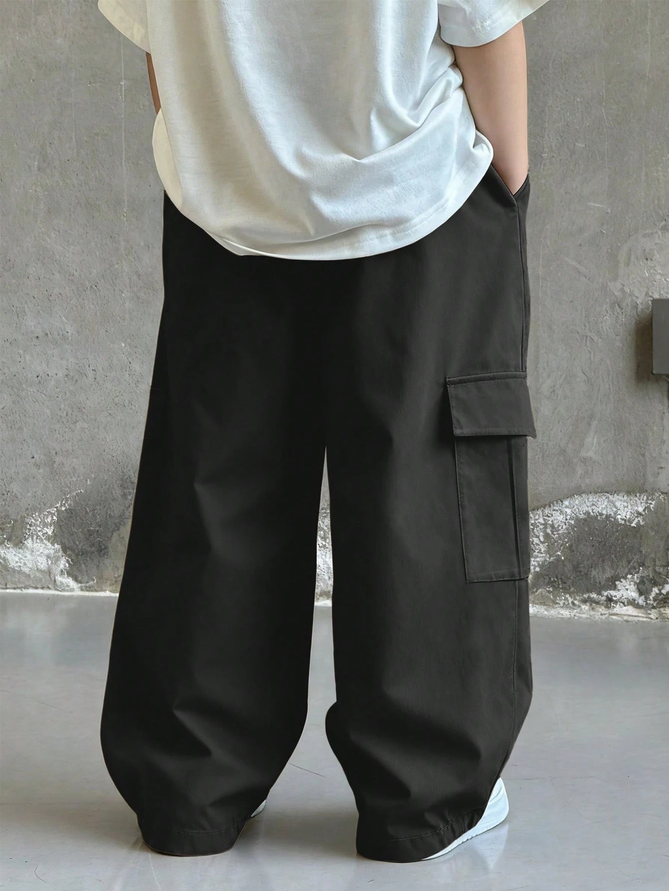 1pc Young Boys' Fashionable Versatile Casual Comfortable Street Chic Commute School Vacation Daily Wear Dirt-Resistant Soft Multi-Pocket Straight Leg Cargo Pants, Spring/Summer/Autumn/Winter