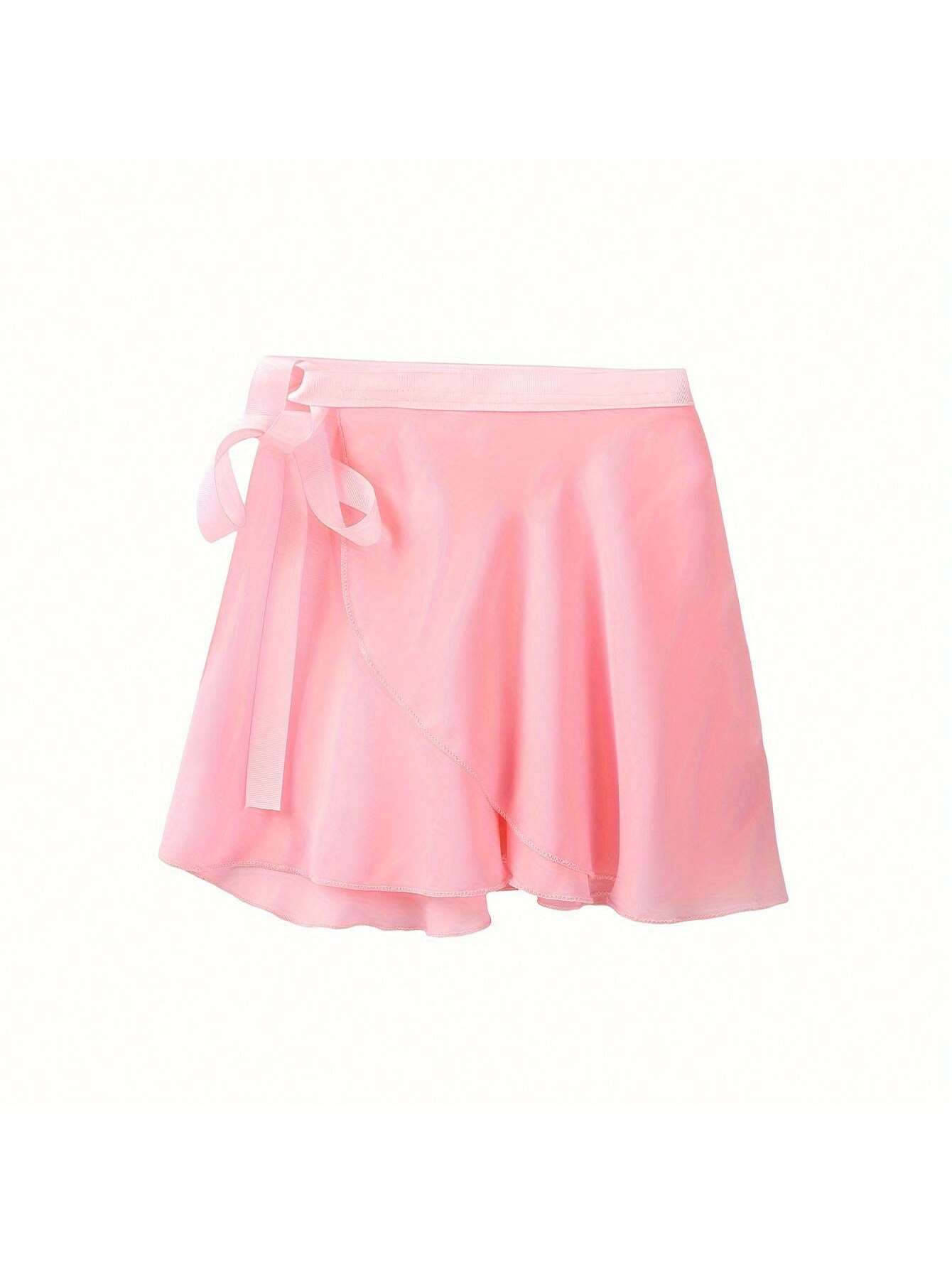 1piece- Women's Chiffon Ballet Skirt, Sports Skirt, Plain Stage Dress Solid Color Skirt, Suitable For Various Dance Outfits Such As Ballet, Anti Glare And No Embarrassment, Can Cover The Skirt!
