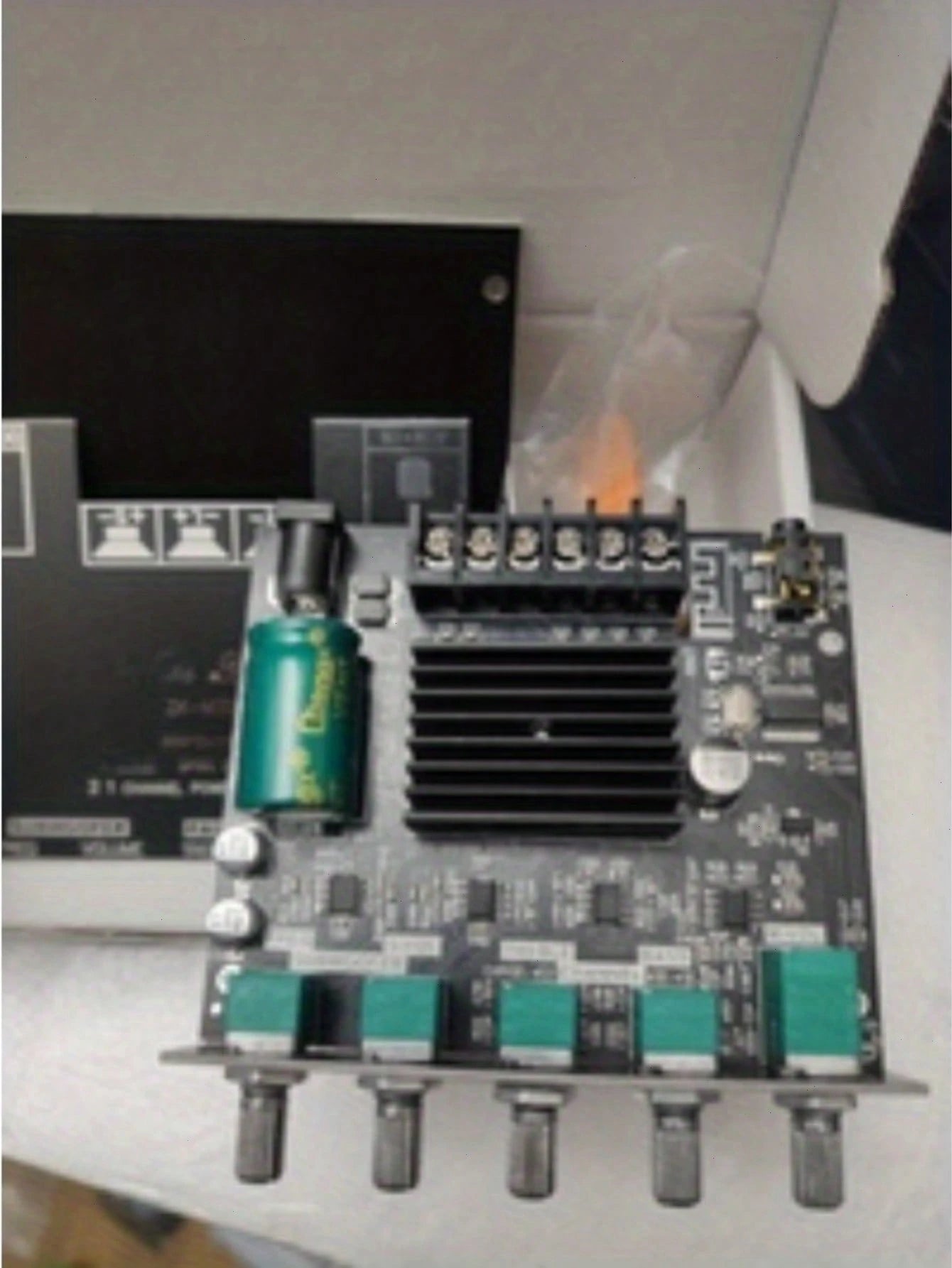 2.1 Channel Amplifier Board 50W*2+100W With Treble And Bass Adjustment, DIY Speaker Home Theater