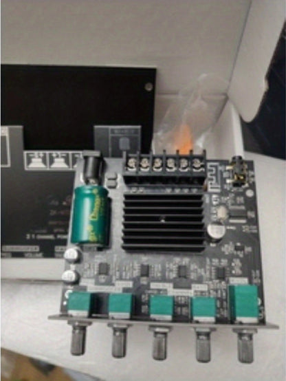 2.1 Channel Amplifier Board 50W*2+100W With Treble And Bass Adjustment, DIY Speaker Home Theater