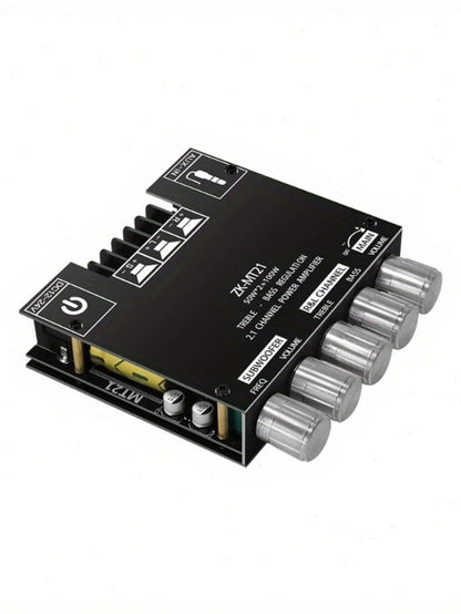 2.1 Channel Amplifier Board 50W*2+100W With Treble And Bass Adjustment, DIY Speaker Home Theater