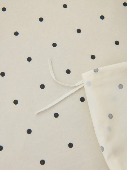 2/3pcs Minimalist Polka Dot Print Bedding Set, Made Of Soft And Comfortable Fabric, Breathable And Durable, Wrinkle-Resistant, Suitable As A Gift For Parents And Friends, Includes 1 Duvet Cover, 1/2 P