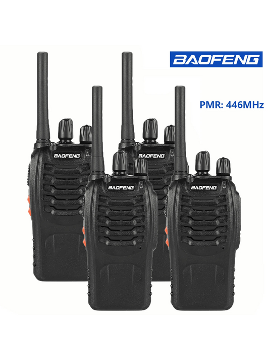 2/4pcs Baofeng TH-888S PMR Handheld Two-Way Radio For Adults, Portable Walkie Talkie For Hiking, Cycling, Camping