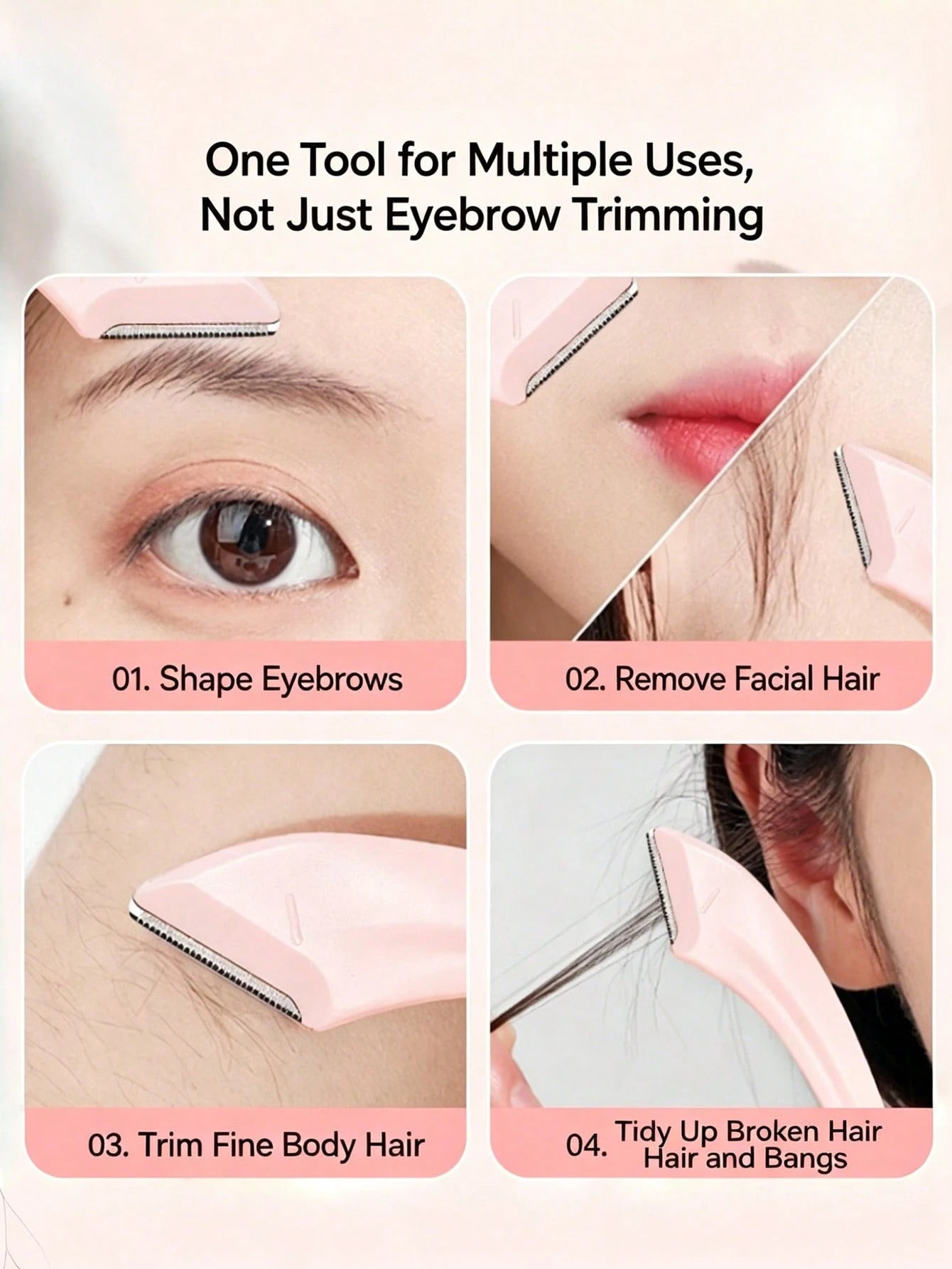 2-In-1 Eyebrow Grooming Set, Eyebrow Scissors With Comb + Curved Eyebrow Razor, Precision Eyebrow Shaping Tool, Gentle Skin-Friendly Eyebrow Care Set, Suitable For Daily Grooming, Pre-Makeup Preparati