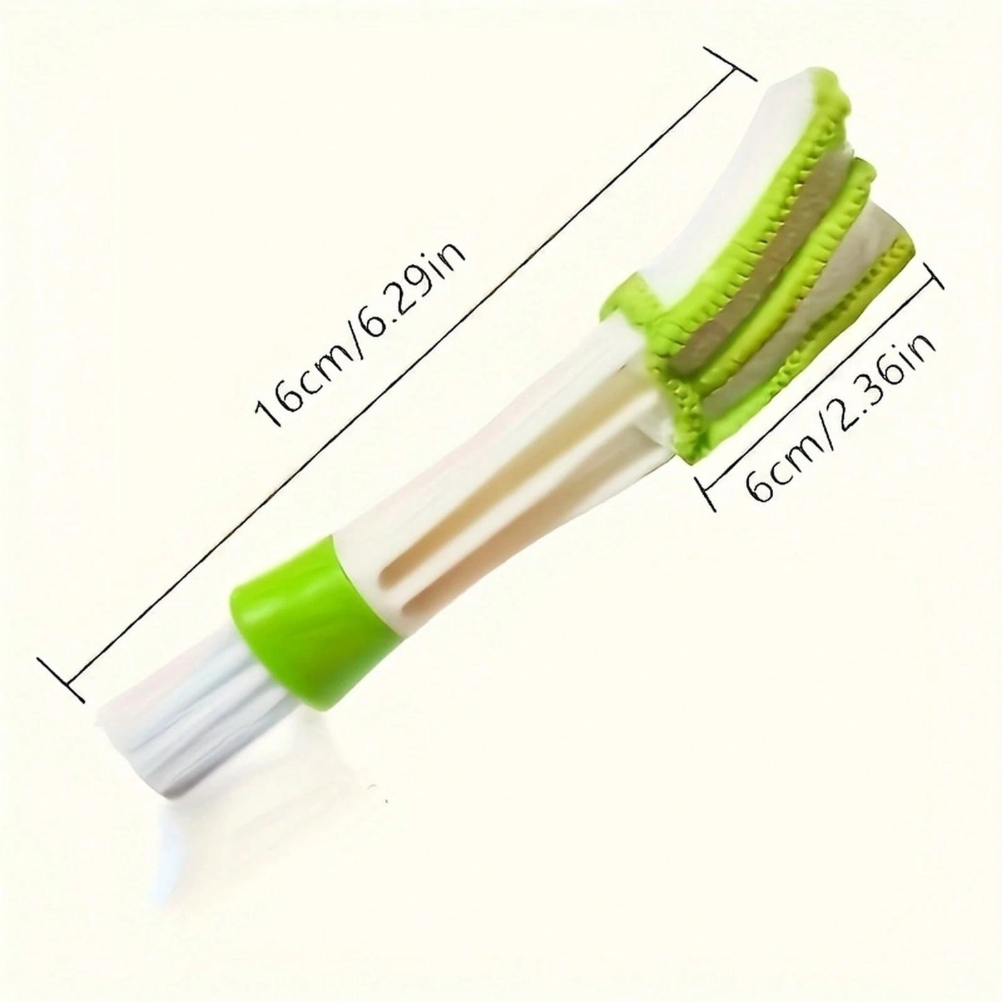 2 In 1 Multifunctional PE Car Vent Cleaning Brush Detachable Washable Air Conditioning Curtain Dust Removal Brush For Cleaning Interior Details Corners Of Ships And Vehicles