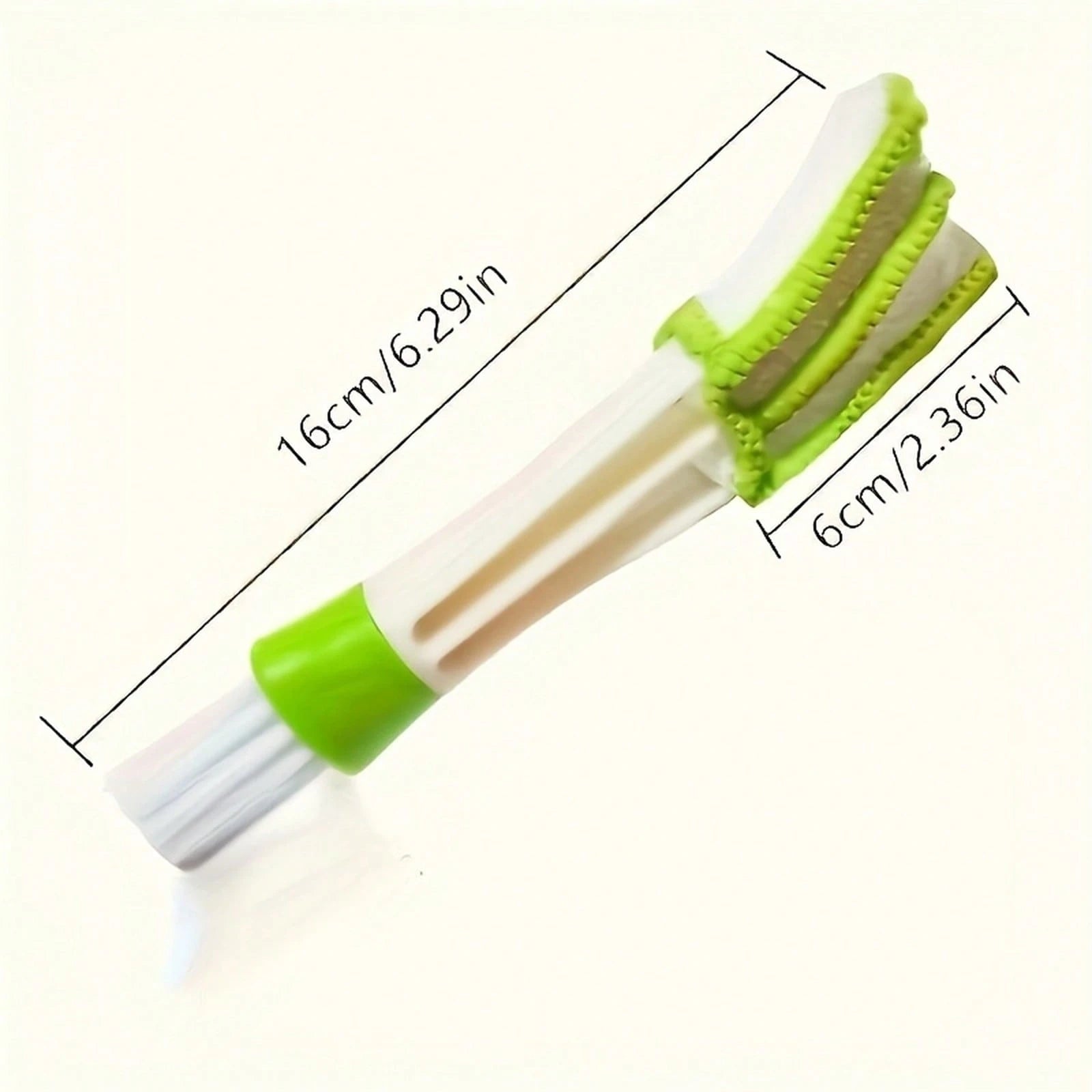 2 In 1 Multifunctional PE Car Vent Cleaning Brush Detachable Washable Air Conditioning Curtain Dust Removal Brush For Cleaning Interior Details Corners Of Ships And Vehicles