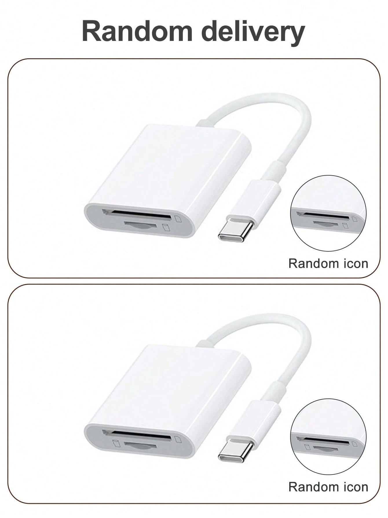 2-In-1 USB-C To SD/Micro SD Card Reader, Type-C To SD Card Reader Adapter, Compatible With Type-C Devices. Supports Compact Flash/CF/SD/MicroSD Cards, Suitable For Tablets, Laptops And Other USB-C Dev