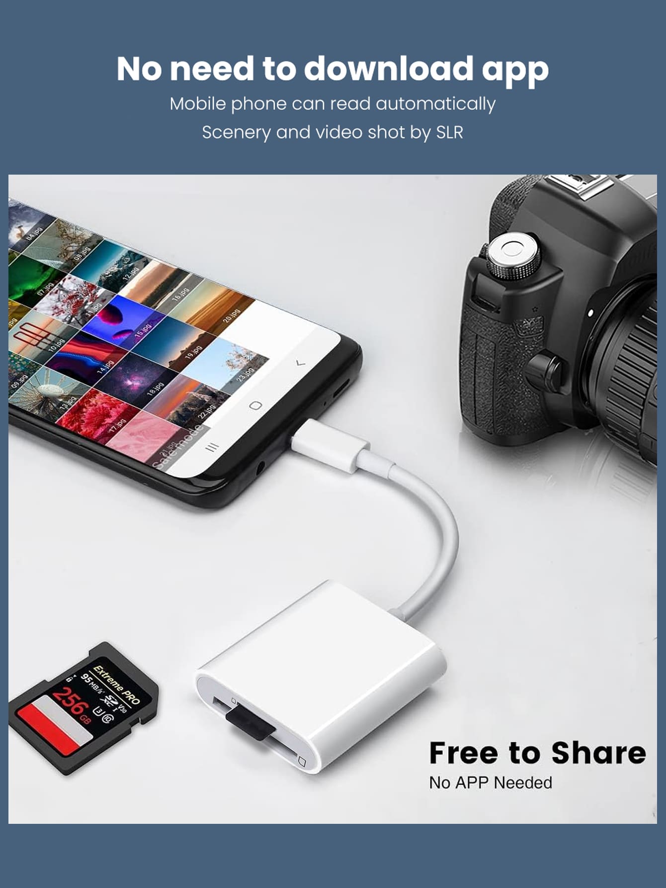 2-In-1 USB-C To SD/Micro SD Card Reader, Type-C To SD Card Reader Adapter, Compatible With Type-C Devices. Supports Compact Flash/CF/SD/MicroSD Cards, Suitable For Tablets, Laptops And Other USB-C Dev