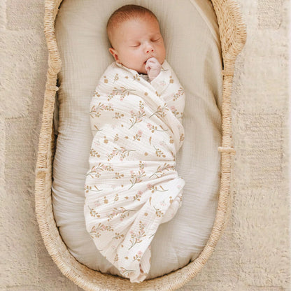 2-Pack Muslin Swaddle Blankets For Boys And Girls, Large 47 X 47 Inch Receiving Blankets, Soft Breathable Baby Swaddles For Newborns