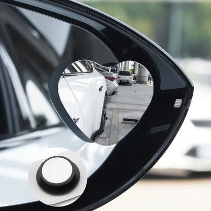 2 Pairs Of Heart-Shaped Blind Spot Mirrors, Car Heart-Shaped Blind Spot Mirrors, Car Frameless Blind Spot Mirrors, 360-Degree Wide-Angle Convex Mirrors, Sector-Shaped Blind Spot Rearview Mirrors, Park