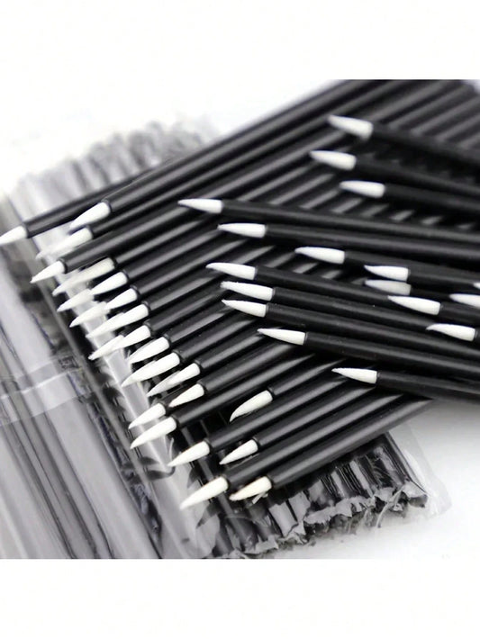 200/100/50pcs Eyeliner Pen, Used For Eyeliner, Lip Line, Highlight And Detail Makeup Outline, Makeup Brush Applicator, Fine Brush Head, Necessary Cosmetics Tools For Makeup