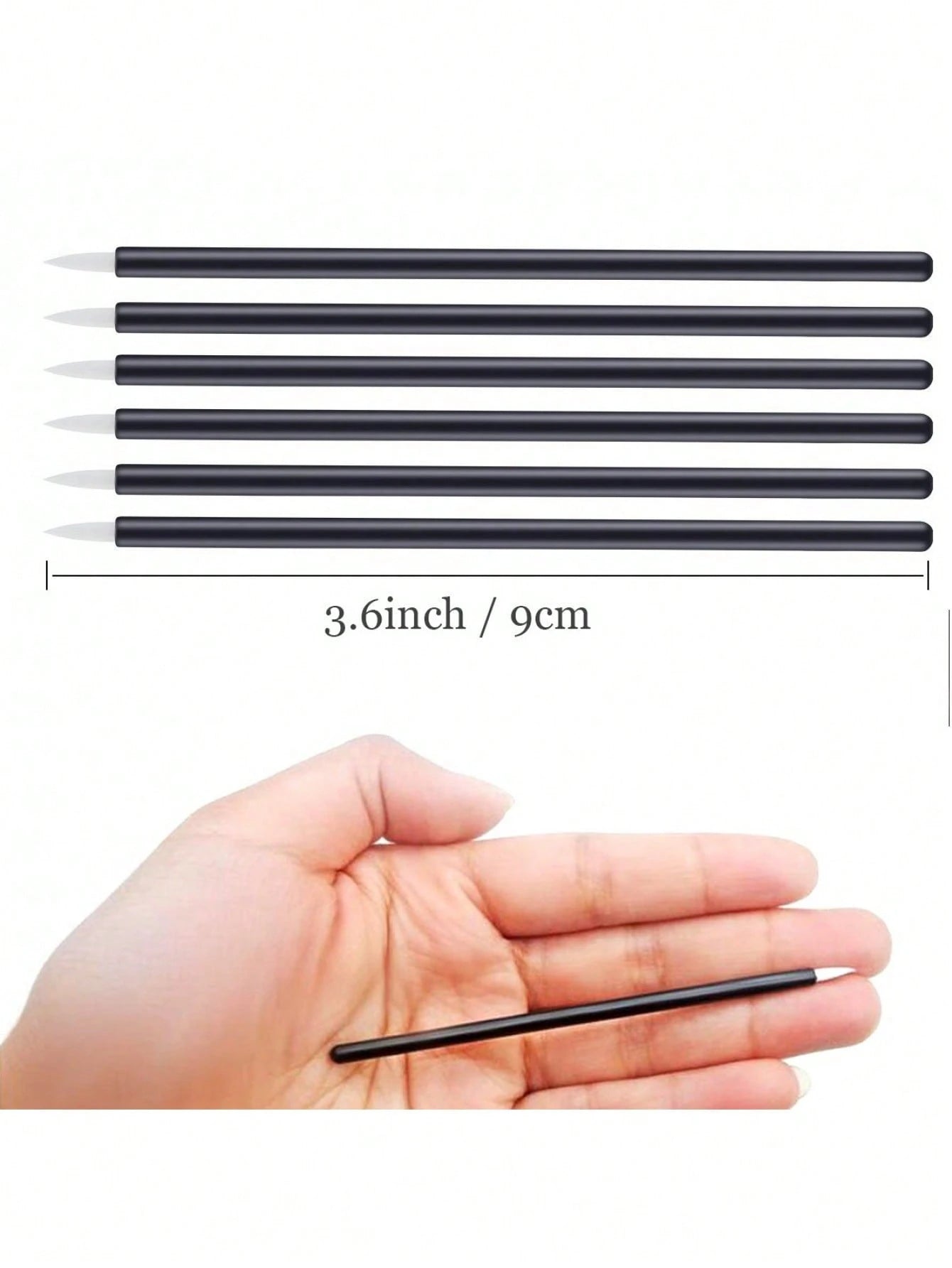 200/100/50pcs Eyeliner Pen, Used For Eyeliner, Lip Line, Highlight And Detail Makeup Outline, Makeup Brush Applicator, Fine Brush Head, Necessary Cosmetics Tools For Makeup