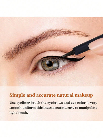 200/100/50pcs Eyeliner Pen, Used For Eyeliner, Lip Line, Highlight And Detail Makeup Outline, Makeup Brush Applicator, Fine Brush Head, Necessary Cosmetics Tools For Makeup