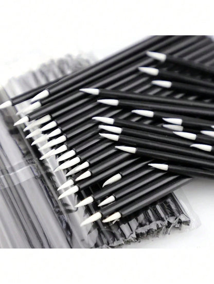 200/100/50pcs Eyeliner Pen, Used For Eyeliner, Lip Line, Highlight And Detail Makeup Outline, Makeup Brush Applicator, Fine Brush Head, Necessary Cosmetics Tools For Makeup
