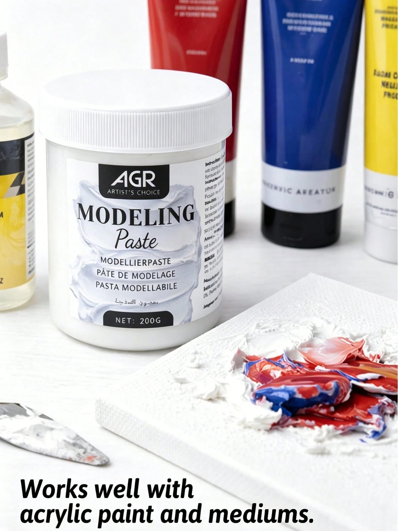 200g 3D Texture & DIY Art Modeling Paste