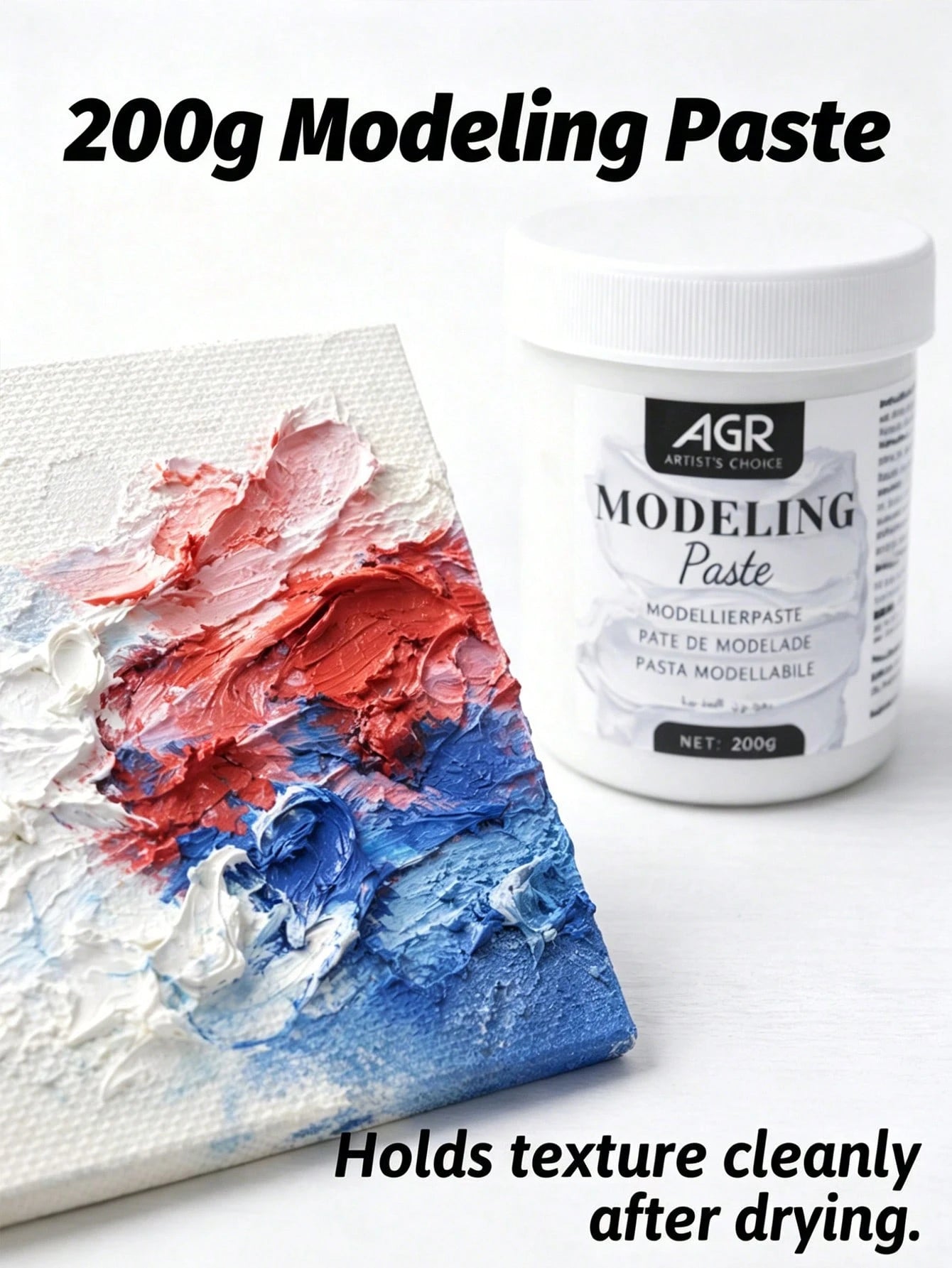 200g 3D Texture & DIY Art Modeling Paste