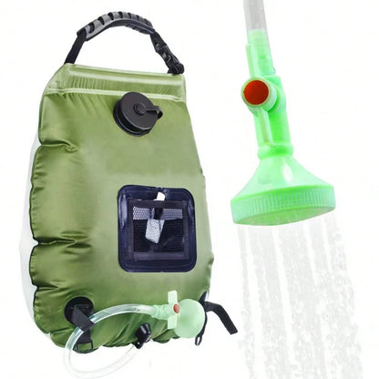 20L Outdoor Camping Shower Bag, Portable Foldable Outdoor Water Storage Shower Bag For Travel Hiking Beach