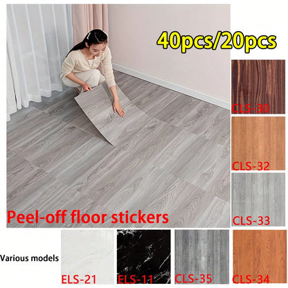 20Pcs/40Pcs 30*30cm Self-Adhesive Wall & Floor Tiles, 3D Marble Ceramic Texture Vinyl Sticker, Aluminum Foil Foam Cushioning Backing, Waterproof Fireproof Moisture-Proof, Easy Peel And Stick DIY Decor
