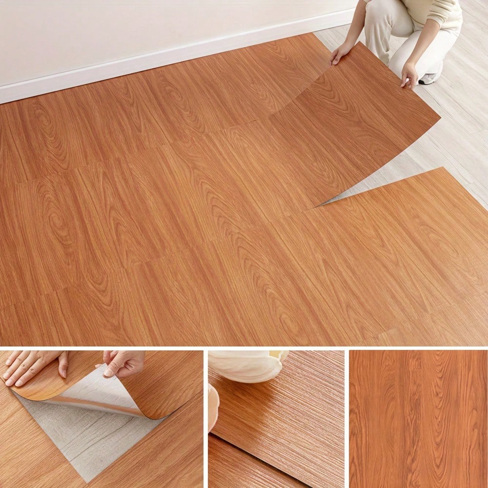 20Pcs/40Pcs 30*30cm Self-Adhesive Wall & Floor Tiles, 3D Marble Ceramic Texture Vinyl Sticker, Aluminum Foil Foam Cushioning Backing, Waterproof Fireproof Moisture-Proof, Easy Peel And Stick DIY Decor