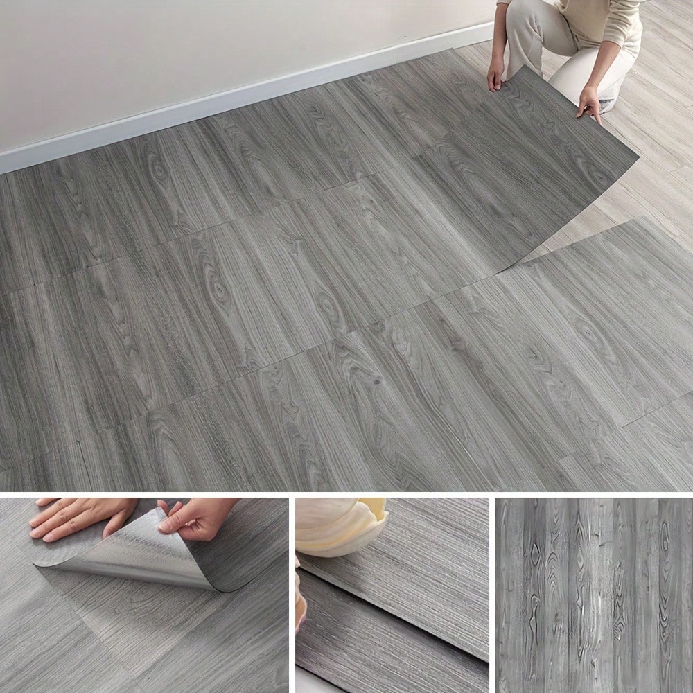 20Pcs/40Pcs 30*30cm Self-Adhesive Wall & Floor Tiles, 3D Marble Ceramic Texture Vinyl Sticker, Aluminum Foil Foam Cushioning Backing, Waterproof Fireproof Moisture-Proof, Easy Peel And Stick DIY Decor