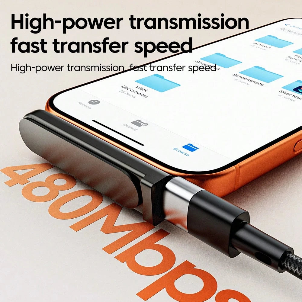 240W Single-Sided Bracket Type-C To Type-C Connector Foldable Phone Stand Suitable For IPhone 15 16 17