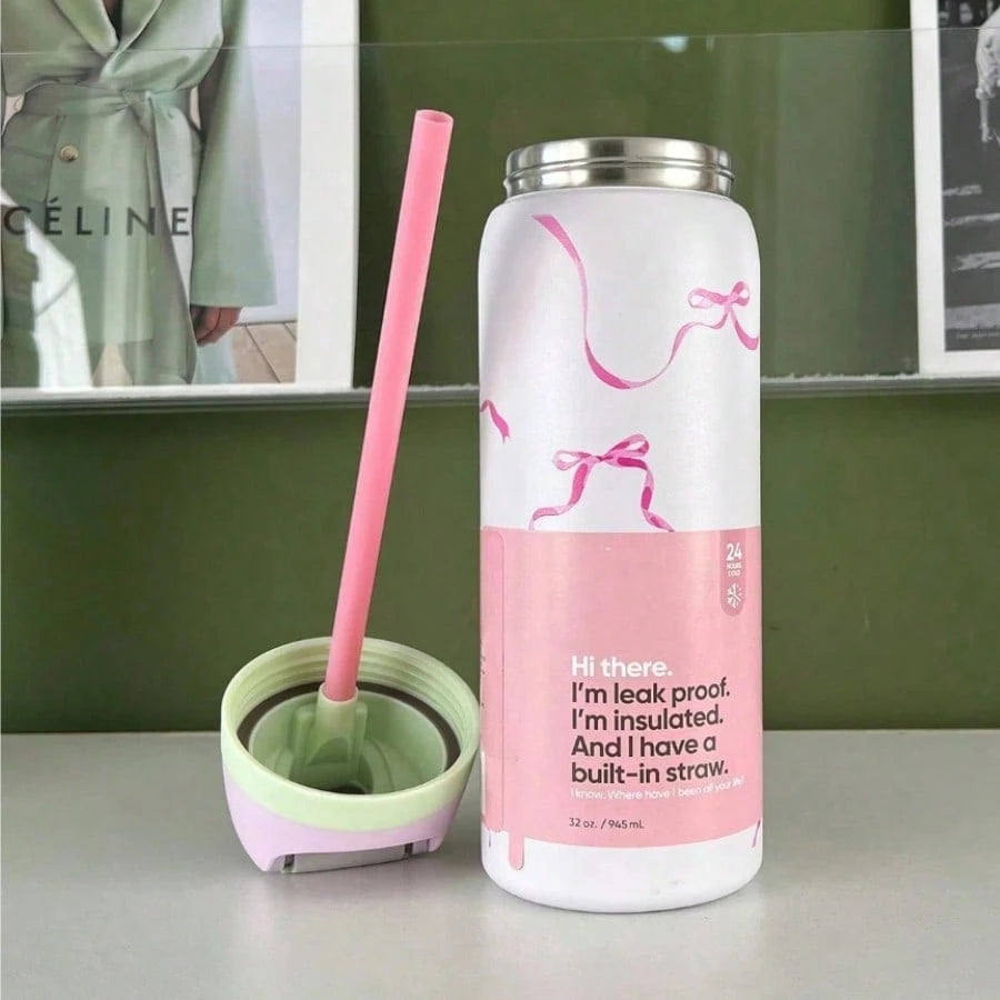 24Oz/32 Oz Cup Boneyard Vacuum Water Bottle Drinkware Tumbler Stainless Steel Thermal Mug Original Owalaowala Cold Hot Cup