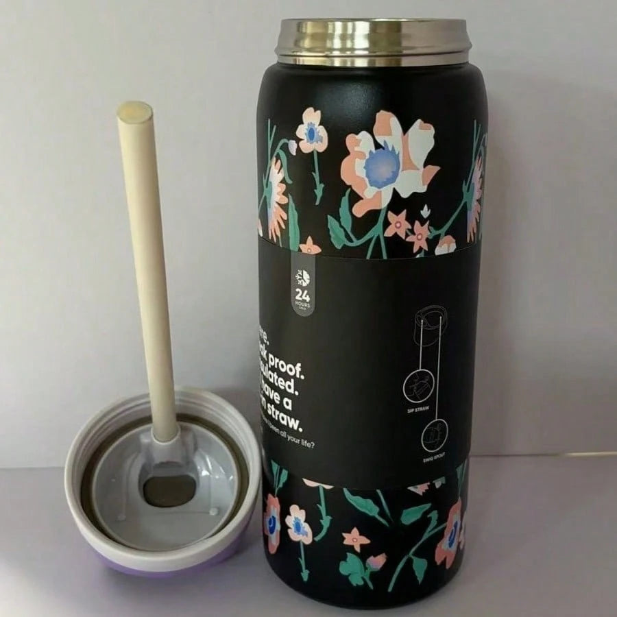 24Oz/32 Oz Cup Boneyard Vacuum Water Bottle Drinkware Tumbler Stainless Steel Thermal Mug Original Owalaowala Cold Hot Cup