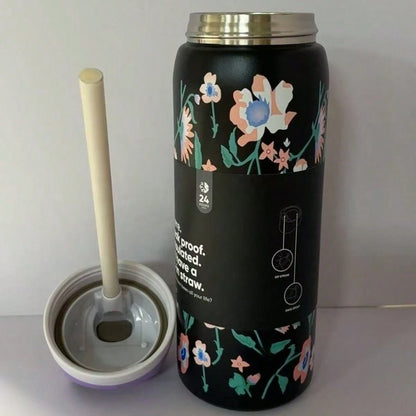 24Oz/32 Oz Cup Boneyard Vacuum Water Bottle Drinkware Tumbler Stainless Steel Thermal Mug Original Owalaowala Cold Hot Cup