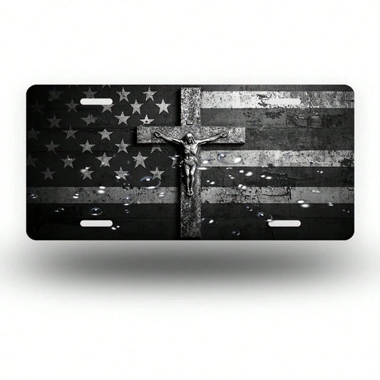 2D Flat- [Openable] 2D Flat Car P License Plate, License Plate, License Plate Cover And Frame, Fun Standard License Plate Novelty Decoration Men/Women/Boys/Girls Car 6* 12inch